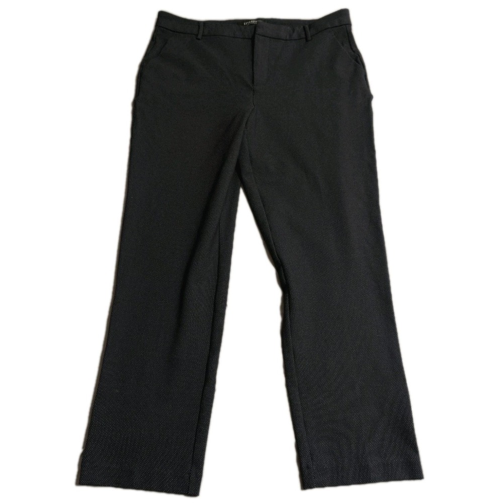 Liverpool Kelsey Knit Trouser Pants Womens 16 Navy Blue Stretch Career Work